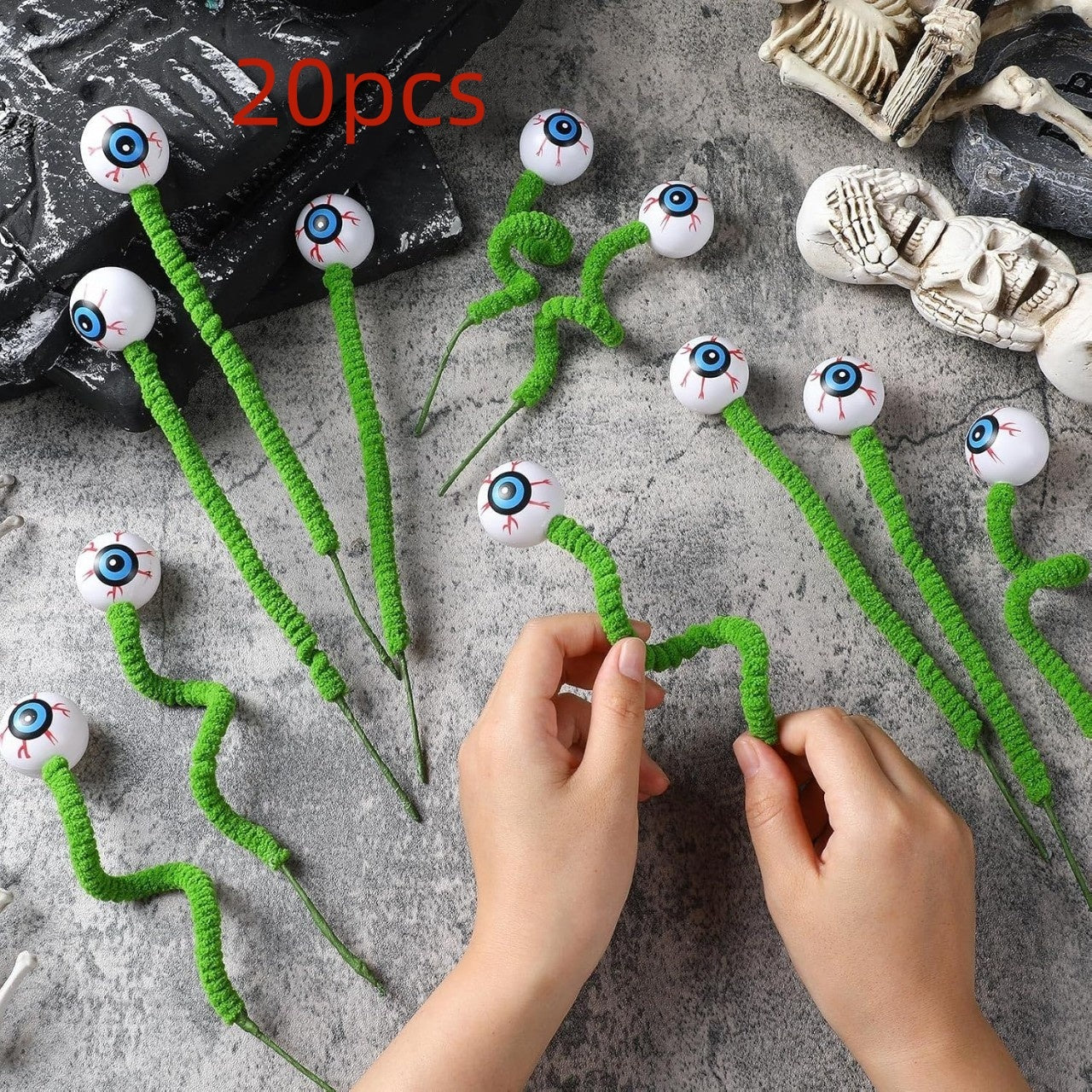 Three-dimensional Eye Beads Twig Cutting Bouquet
