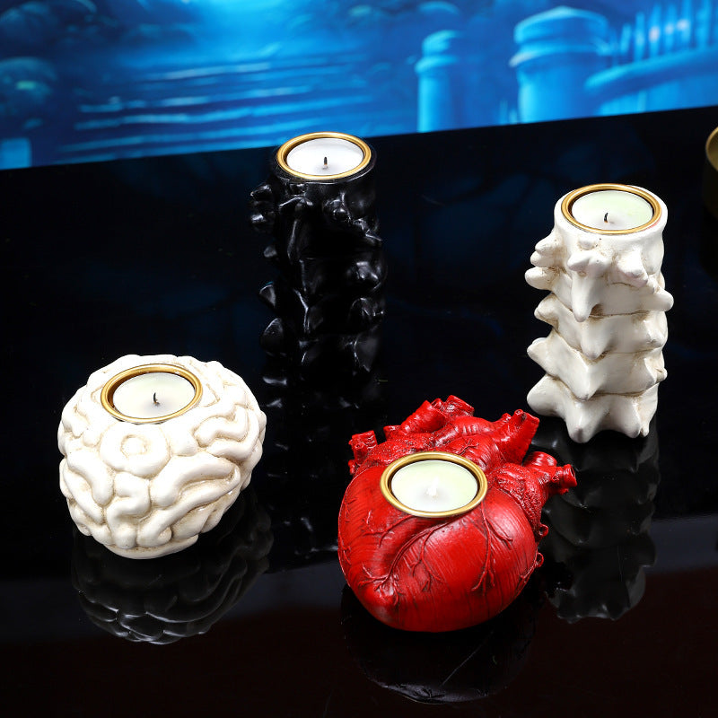 Halloween Heart Candlestick