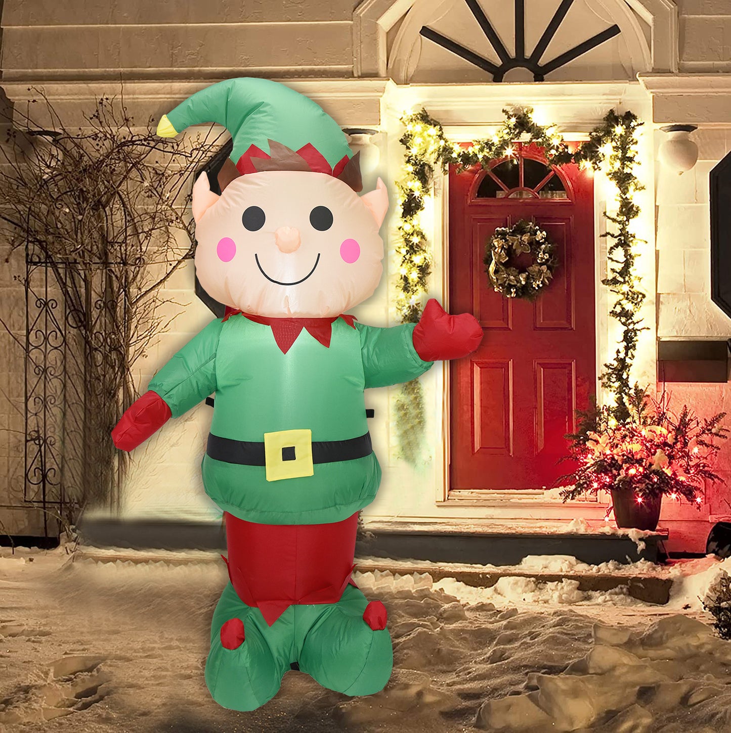 A Inflatable Christmas Bear