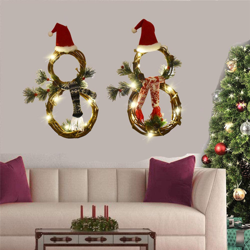 Christmas Lights Decoration Vine Circle