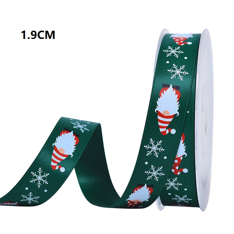 Polyester Christmas Scene Ribbon