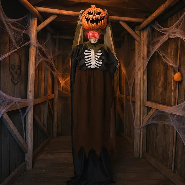 Ghost With Pumpkin Head