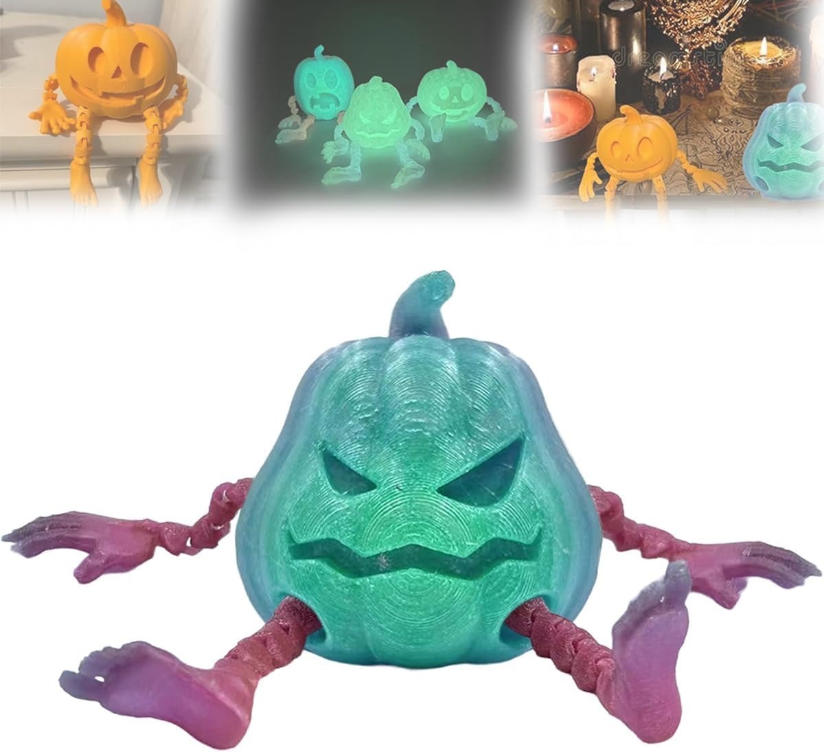 3D Pumpkin Ornaments