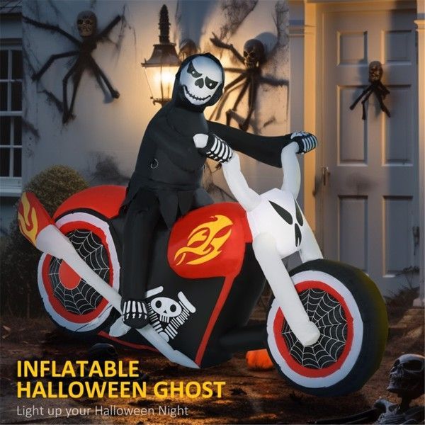 Monster On Bike Decoration