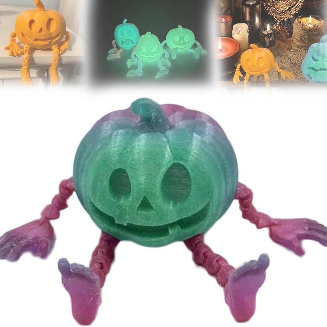 3D Pumpkin Ornaments