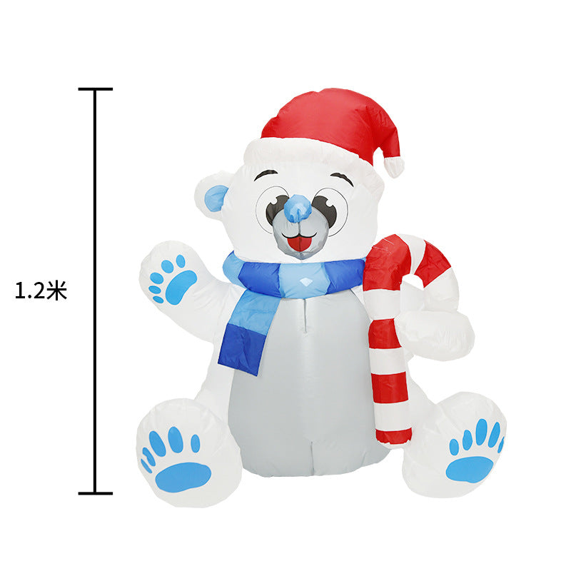 A Inflatable Christmas Bear