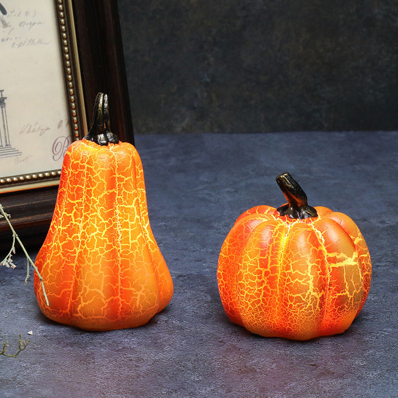 Halloween Pumpkin Lantern Candle Lamp