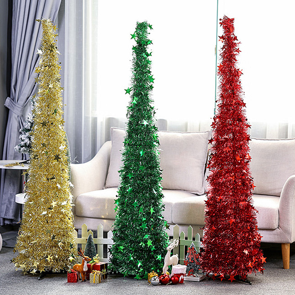 Tinsel Up Christmas Tree