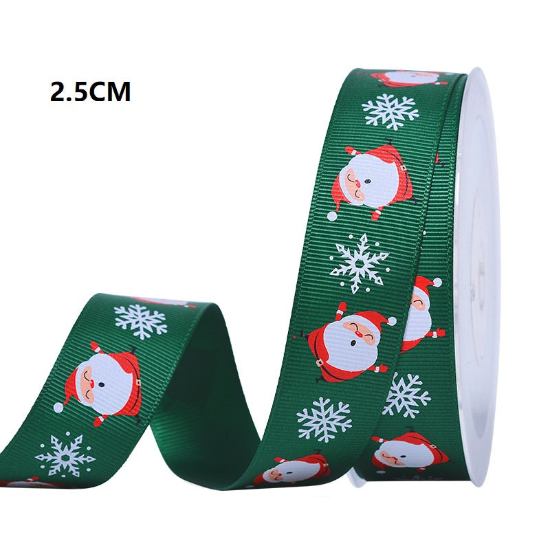 Polyester Christmas Scene Ribbon