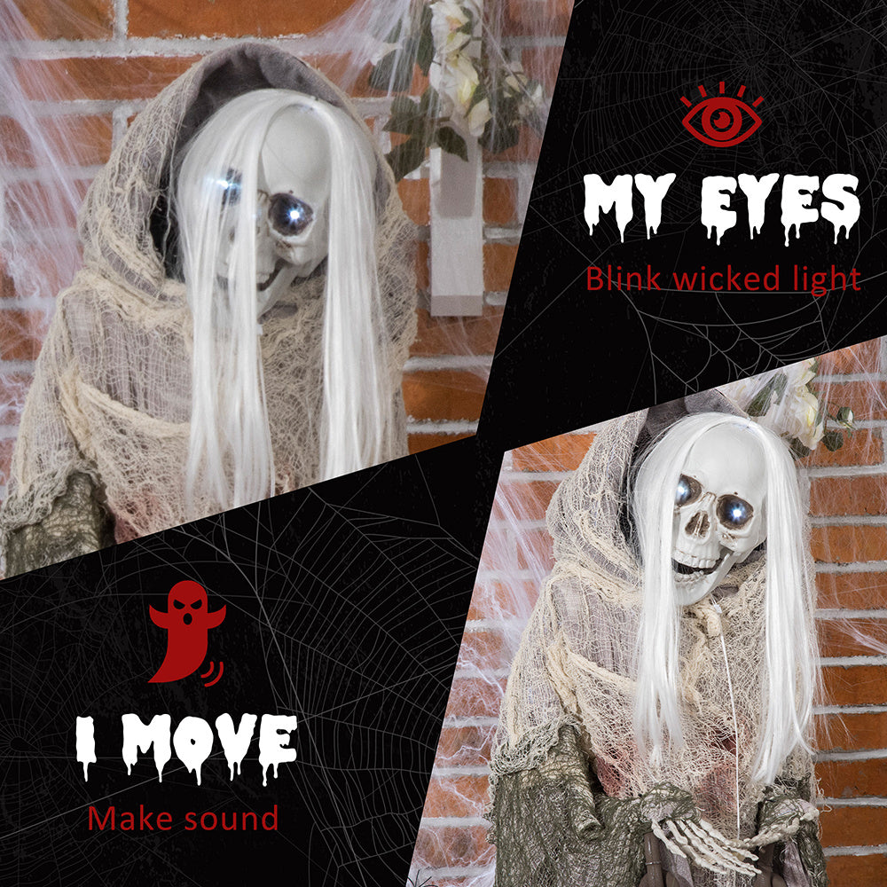 Life Size Skeleton Witch