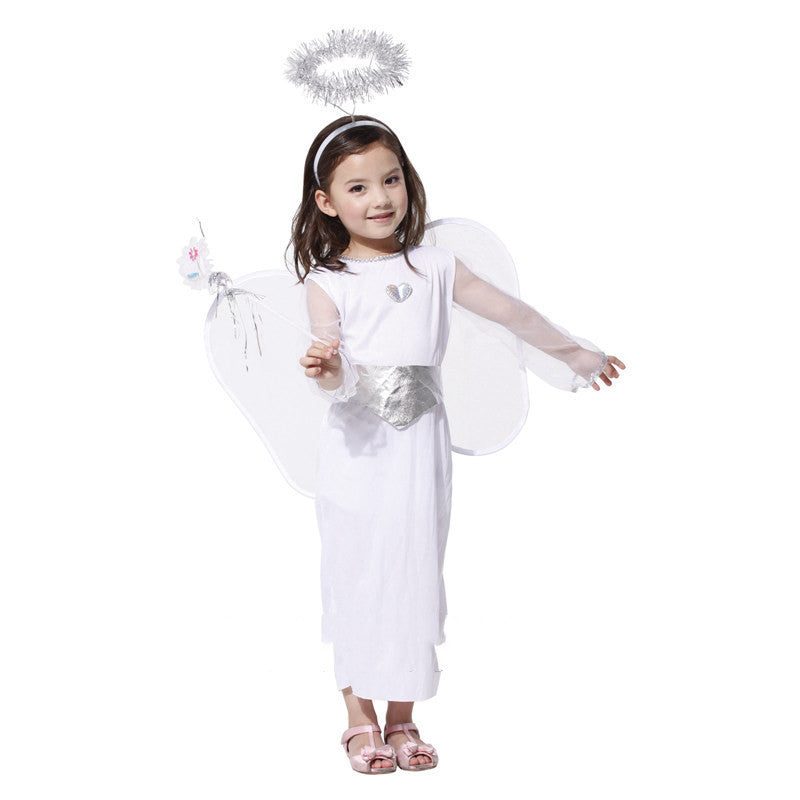 Girls Angel Dress Costume