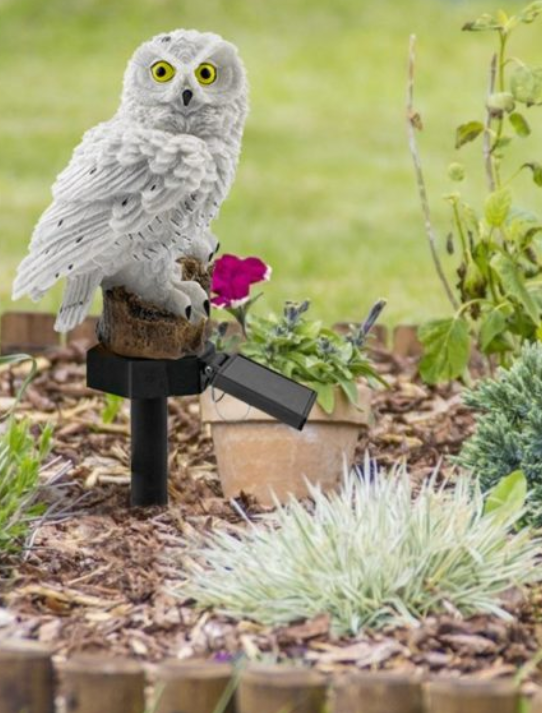 Solar Owl Garden Light Outdoor LED