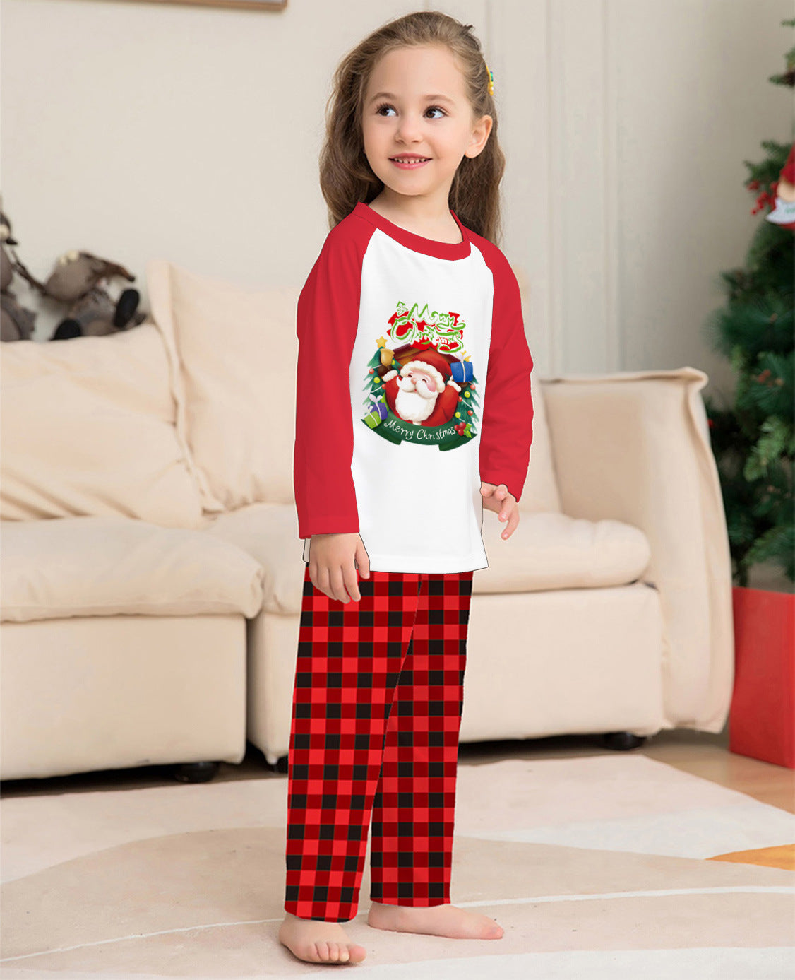 Plaid Pants Family Matching Pajamas