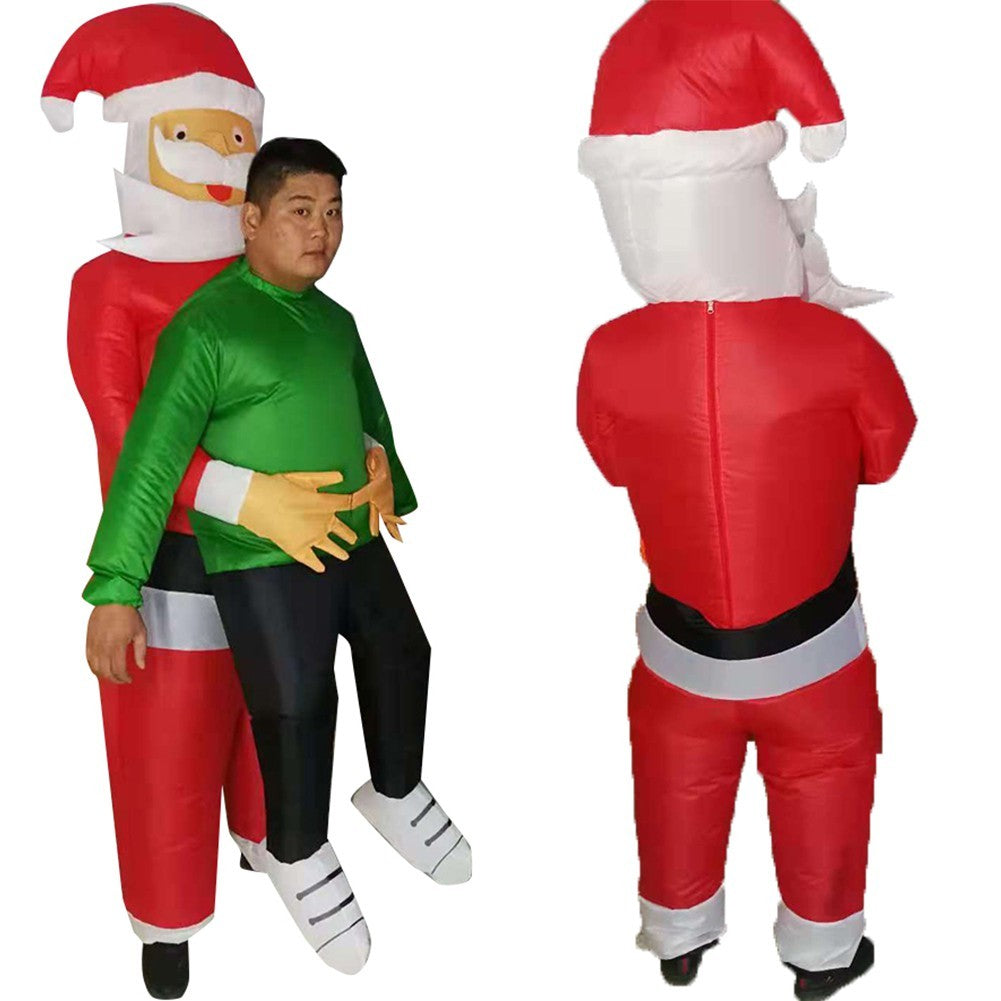 Santa Claus Hold People Costume