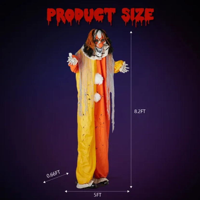 8.2ft Clown Outdoor Decorations