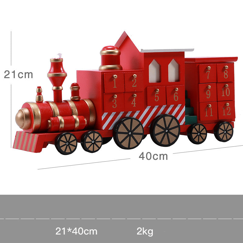 Christmas wooden calendar
