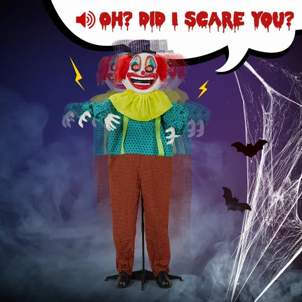 6ft Yellow Eyed Clown