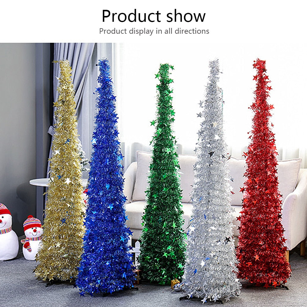Tinsel Up Christmas Tree