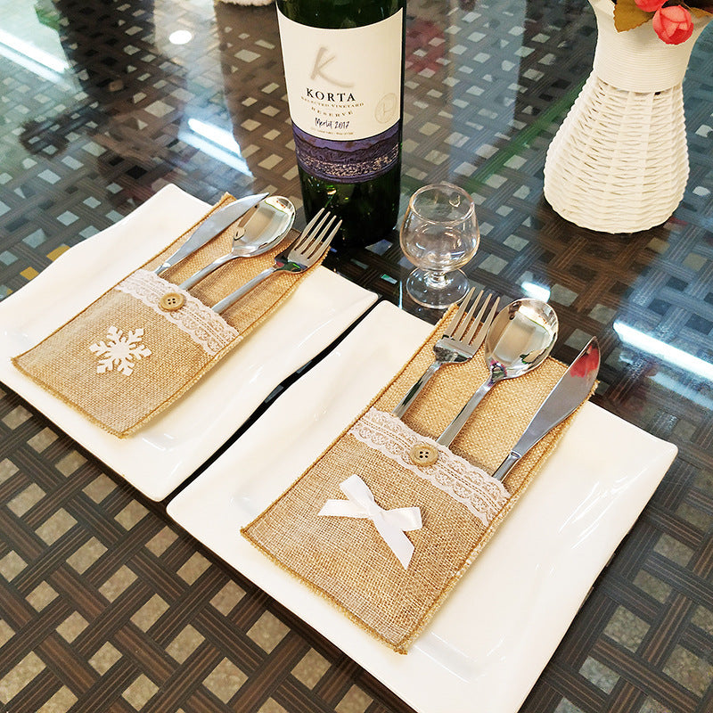 Christmas Knife And Fork Set