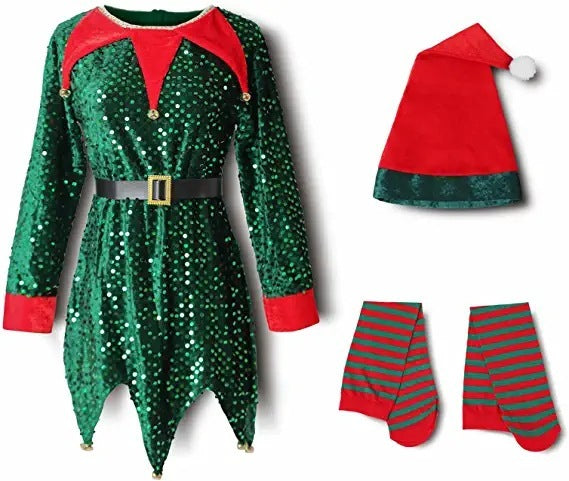 Sequin Elf Costumes