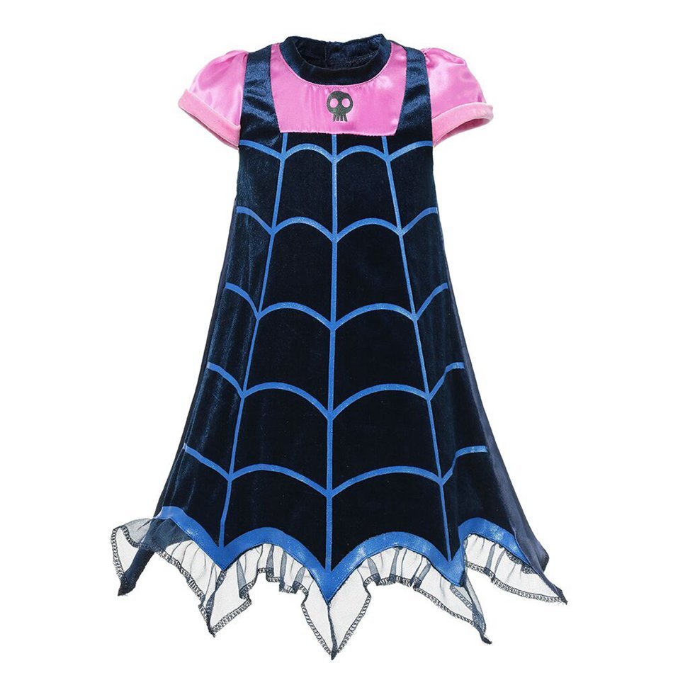 Girl's Halloween Vampire Sleeveless Dress