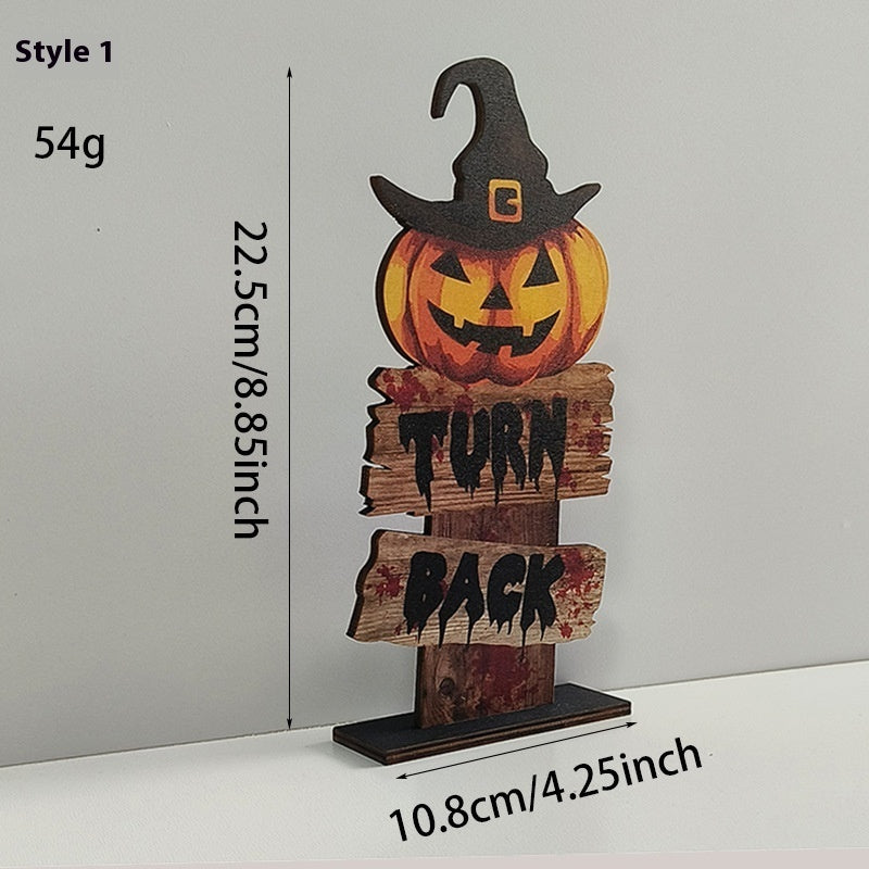 Wooden Retro Halloween Decoration