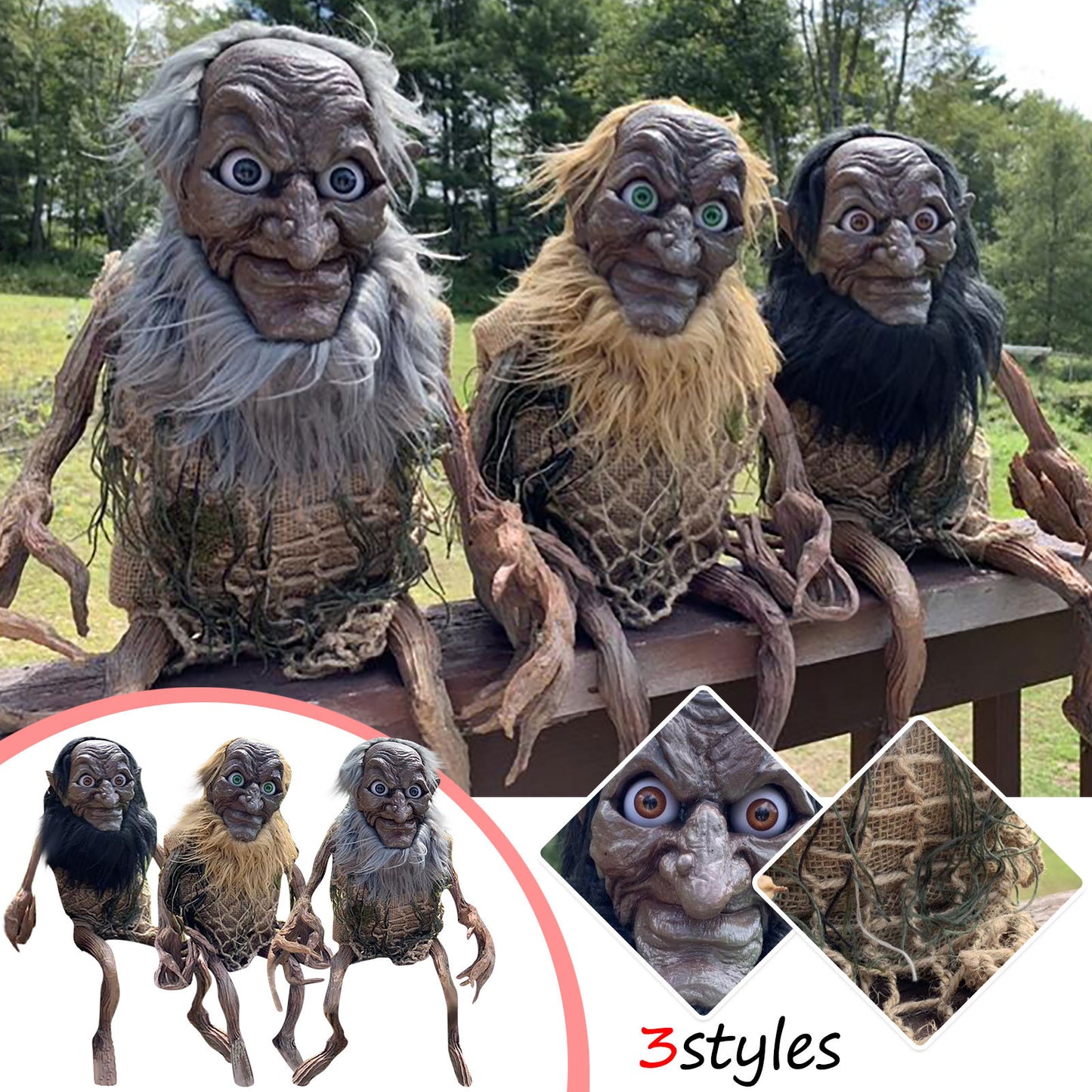 Evil Little Old Man decorations