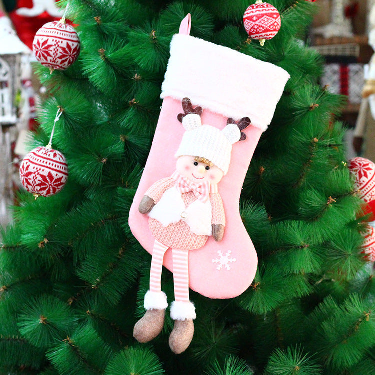 Knitted Fabric Doll Gift Bag