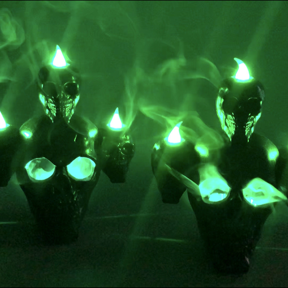 Skull With Lights Ornaments
