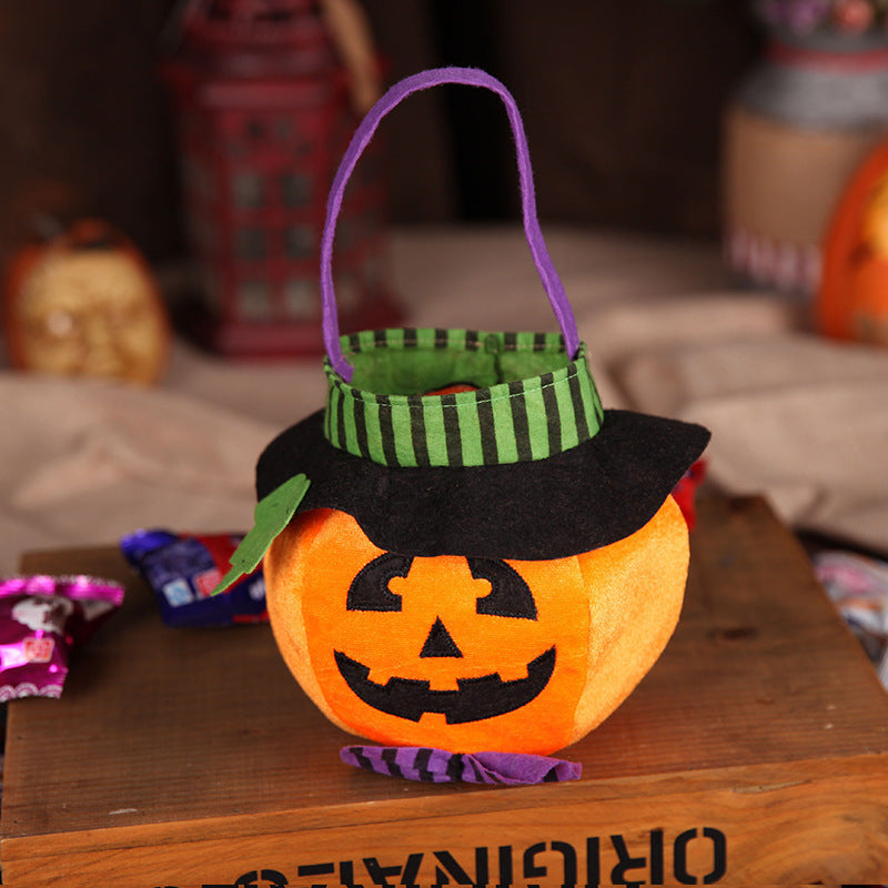 Candy Bag Halloween Pumpkin Pattern