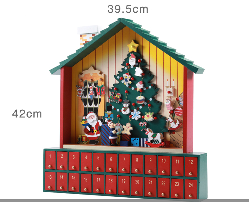 Christmas wooden calendar