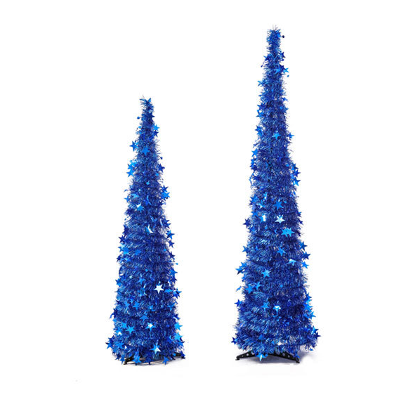 Tinsel Up Christmas Tree