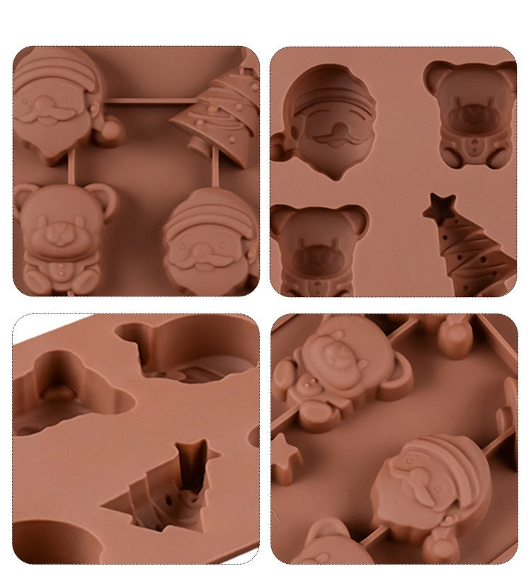 Christmas Silicone Cake Mold And Silicone Chocolate Mold