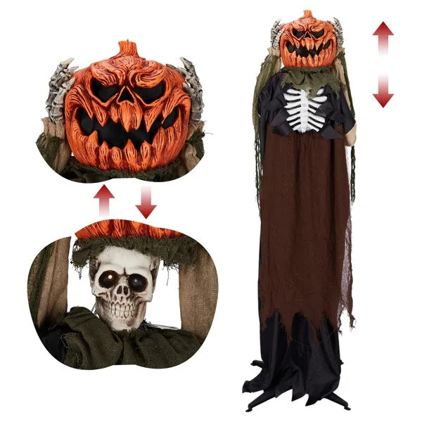 Ghost With Pumpkin Head