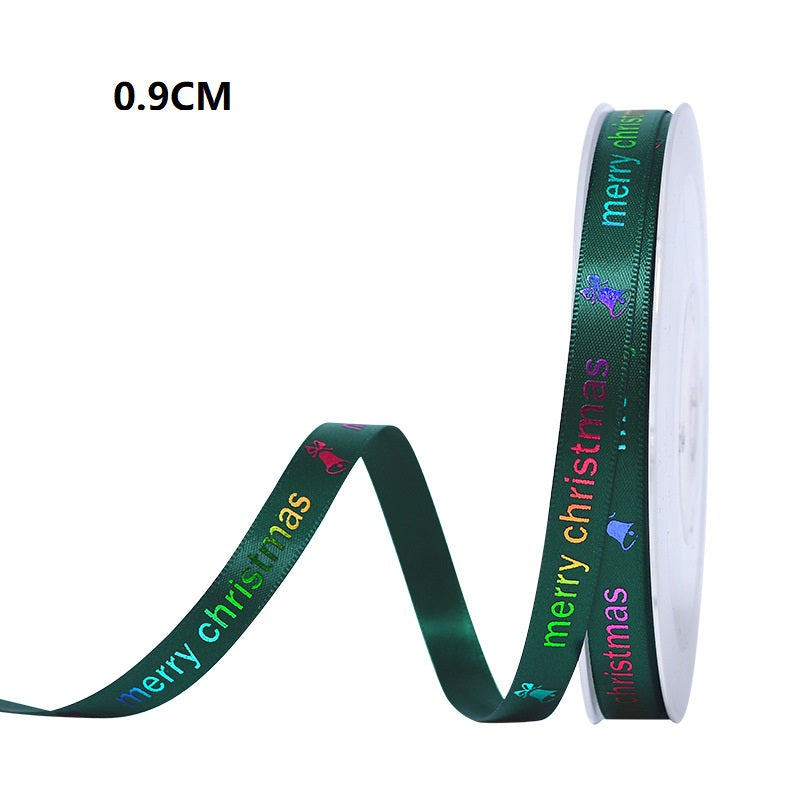 Polyester Christmas Scene Ribbon