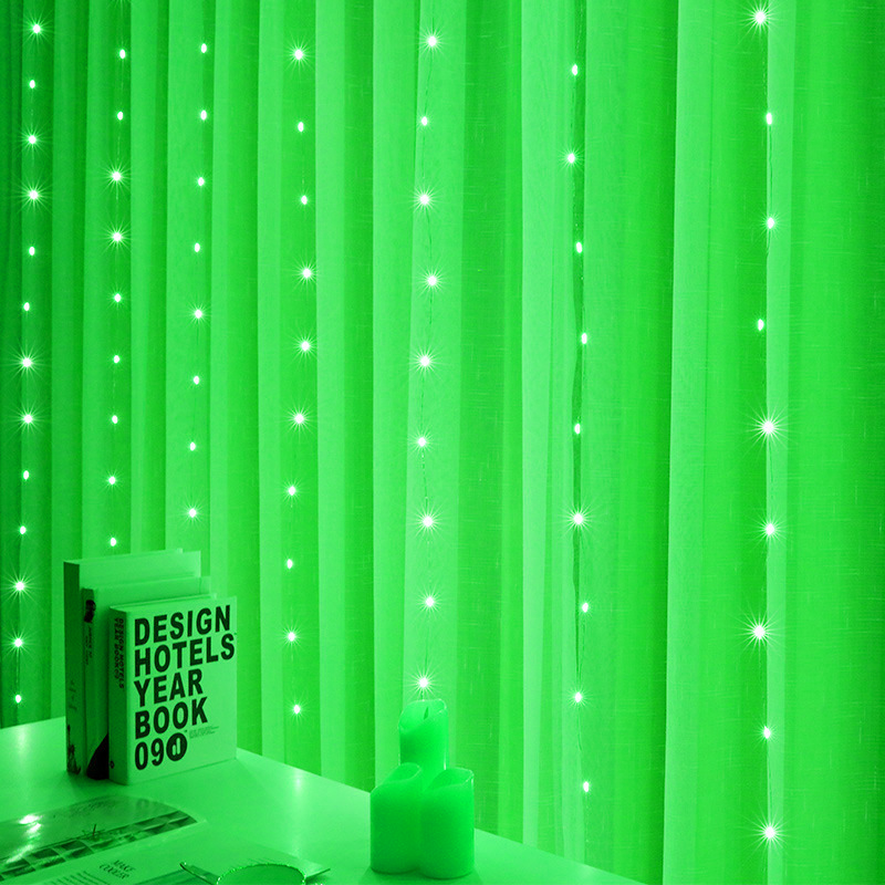 Curtain Garland On The Window USB String Lights