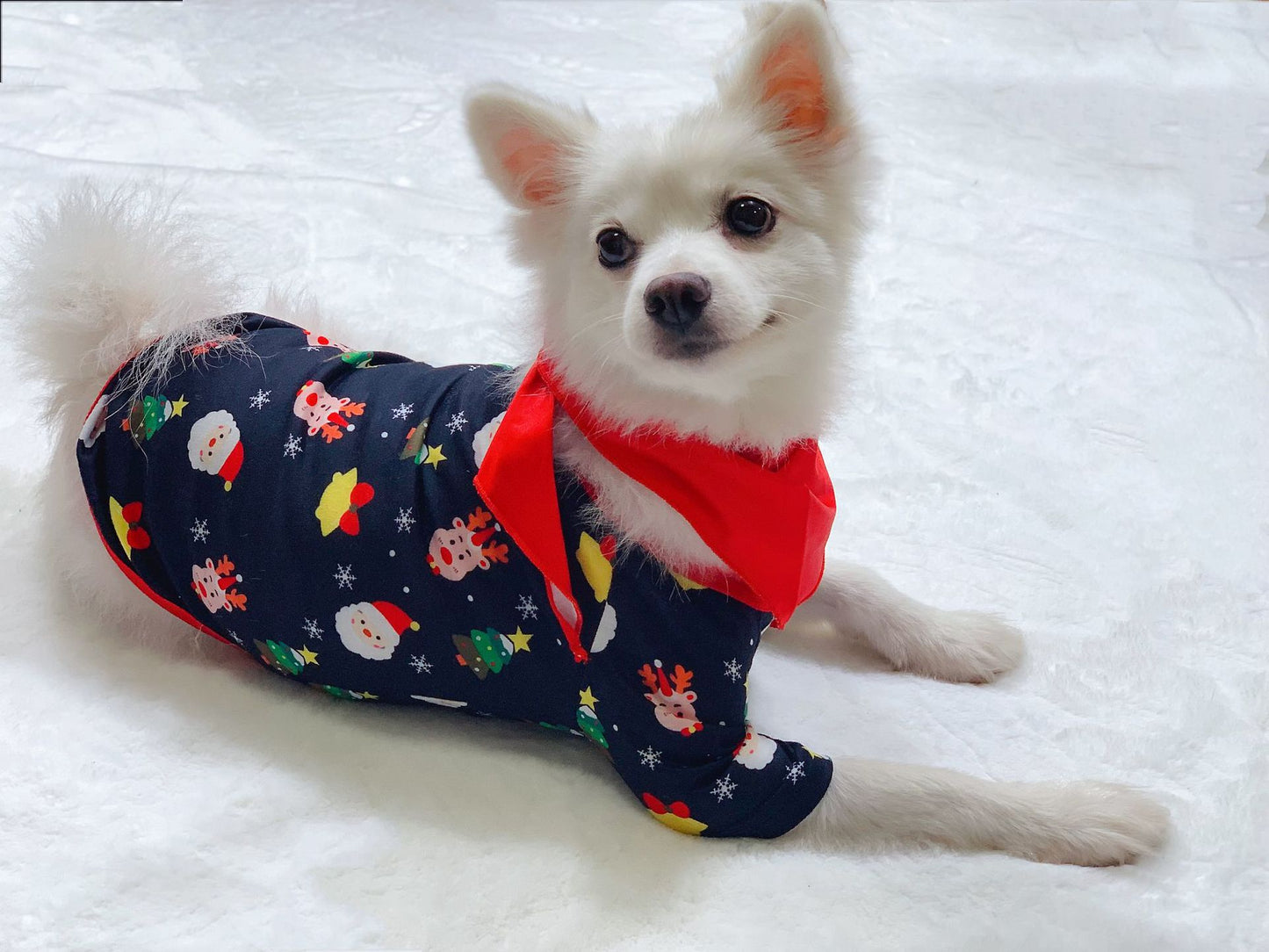 Black Matching Pajamas Set Christmas