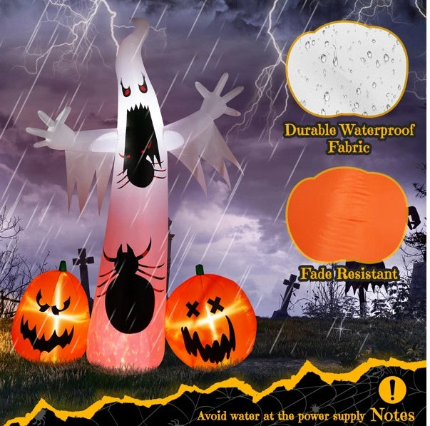 11.8 FT Ghost Spider Pumpkin