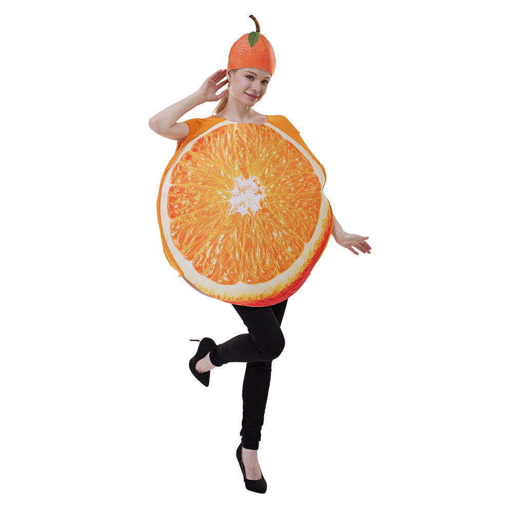 Halloween Fruit Slice Orange Costume