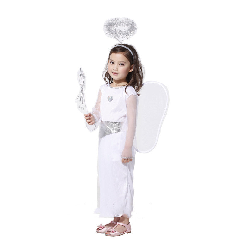 Girls Angel Dress Costume