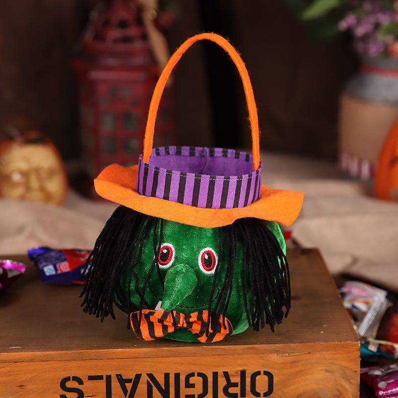 Candy Bag Halloween Pumpkin Pattern