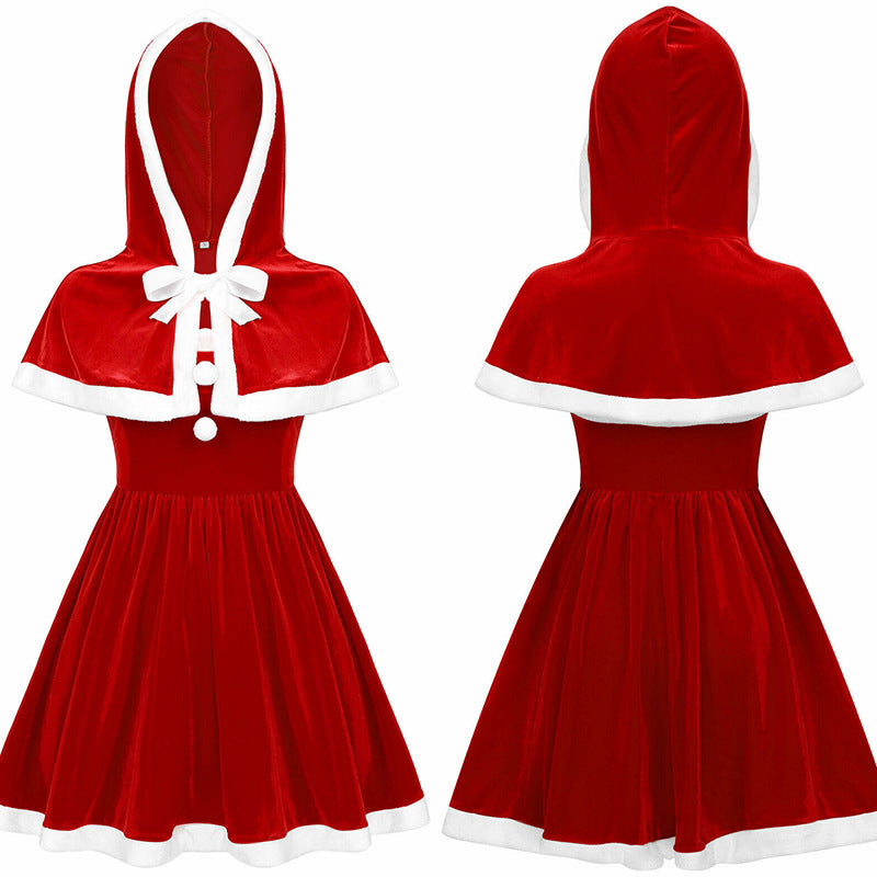 Hooded Cape Christmas costume