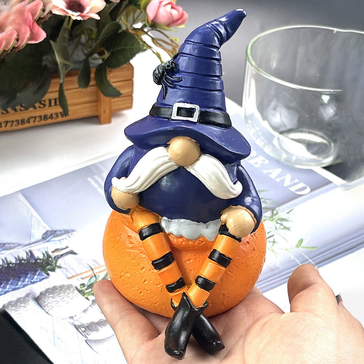 Pumpkin Resin Decorations