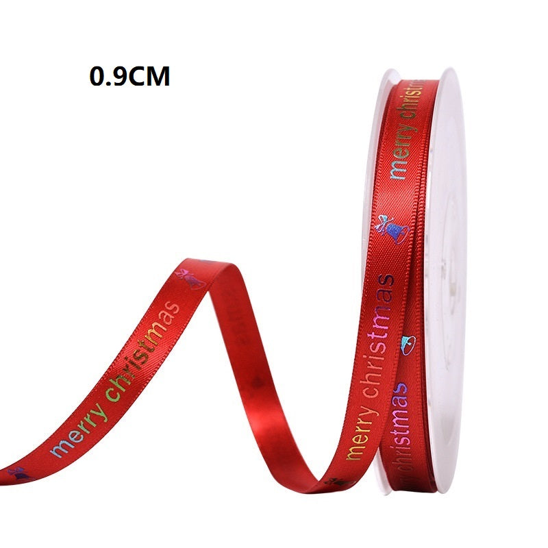 Polyester Christmas Scene Ribbon