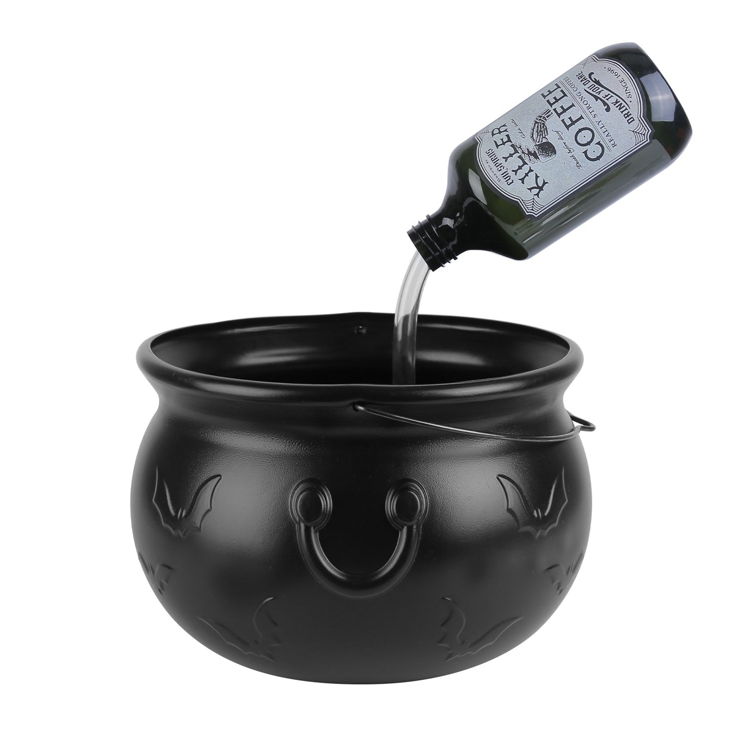 Floating Bottle & Witches Cauldron