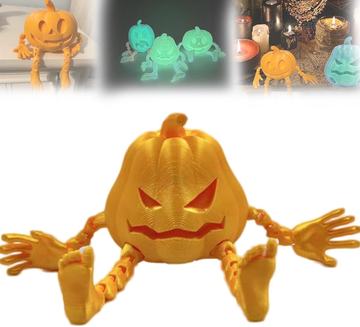 3D Pumpkin Ornaments