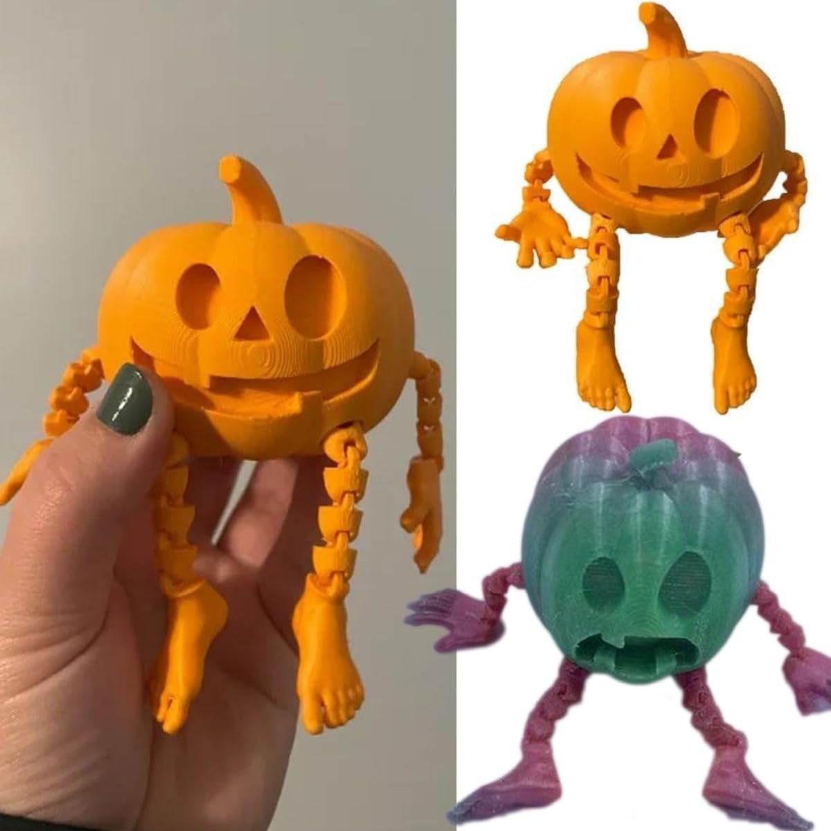 3D Pumpkin Ornaments