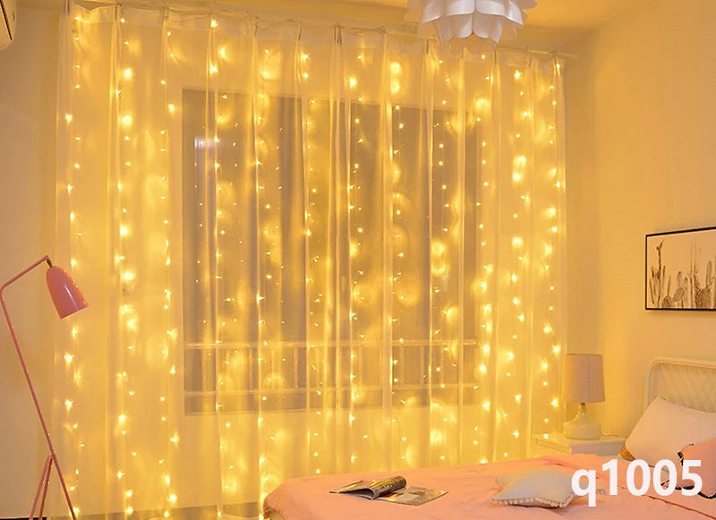 Curtain Garland On The Window USB String Lights