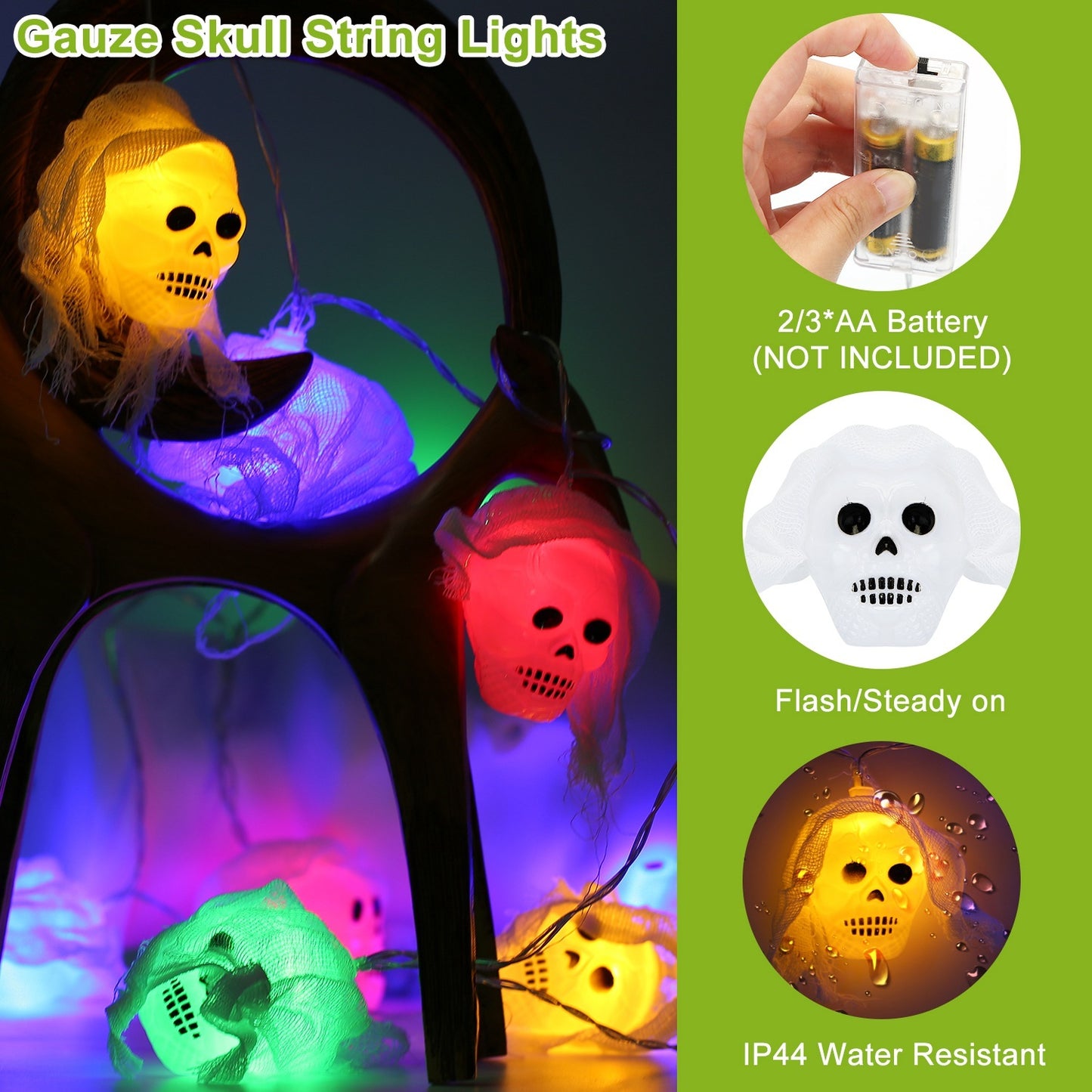 Spooky Light Decorations