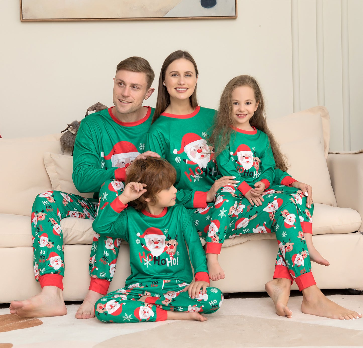 Santa Claus Matching Family Christmas PJs Sets